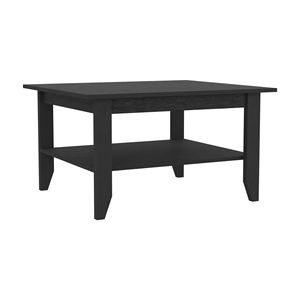 Set da soggiorno Payson in 2 pezzi, carrello bar nero e tavolino da caffè - Product Image 4