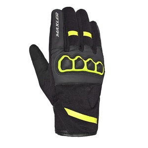 Gants de course en cuir véritable pour homme, résistants, courts, pour le ski, le motocross, la moto, le vélo, avec logo - Product Image 2