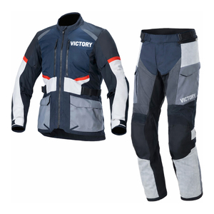 Traje de Motociclismo Impermeable Personalizado para Hombre, Conjunto de Chaqueta y Pantalones para Motocicleta, Equipo de Protección para Motociclistas de Aventura y Turismo - Product Image 2