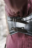Authentiques Épaulettes et Plastron de Chevalier Médiéval en Acier, Faits Main, pour Cosplay, Costume d'Halloween et Reconstitutions Historiques, Émail Dur