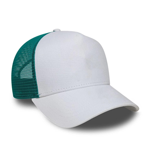 Casquette Trucker Unisexe à Panneaux en Maille, Réglable avec Fermeture Snapback, Face Avant Unie, Personnalisable avec Logo, Respirante, Idéale pour l'Été et le Style Urbain Décontracté - Product Image 3