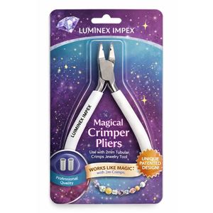 Alicates de Acero Inoxidable Mágicos para Crimpado de Tubos de 2 mm |   Herramienta Profesional para la Fabricación de Joyas con Cuentas y Alambre - Product Image 1