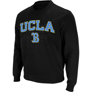 OEM Service Wholesale Custom Logo Solid <b>Black</b> Crewneck Sweatshirt Men Cotton <b>Fleece</b> Pullover Unisex Regular Fit Streetwear - Product Image 2