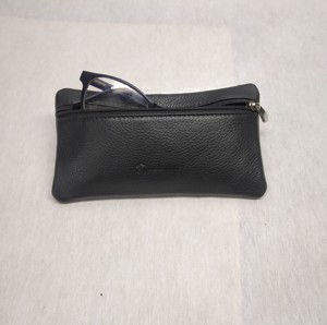 Étui à Monnaie en Cuir pour Femmes, Étui à Lunettes, Housse de Protection, Accessoire de Voyage Portable, Doublure Velours, Fermeture Éclair PVC, Sûr, Direct Usine - Product Image 3
