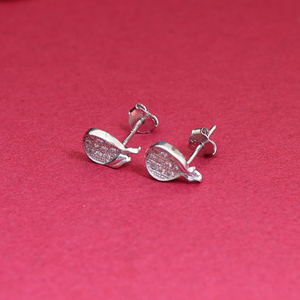 Pendientes de Plata de Ley 925 con Diseño de Granada, Hechos a Mano en India, Grado AAA, con Cristales Brillantes, Joyería para Regalo de Fiesta - Product Image 4