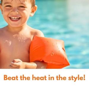 Al por mayor Brazaletes de natación inflables de PVC, impermeables, transpirables y ligeros, personalizados, flotantes de seguridad para exteriores - Product Image 3