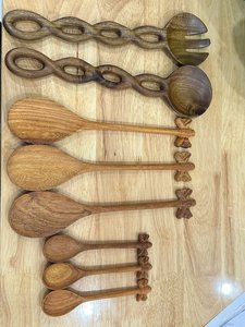 ช้อนไม้ธรรมชาติ สไตล์วินเทจ เป็นมิตรกับสิ่งแวดล้อม รับทำแบรนด์ตามสั่ง OEM - Product Image 2