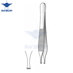 Pinzas Adson Graefe de 12 cm (4-3/4 Pulgadas), Pinzas Quirúrgicas de Acero Inoxidable de Primera Calidad para Cirugía Oftálmica y Cirugía Plástica - Product Image 3