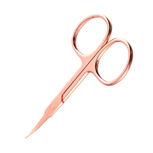 Tijeras Profesionales para Uñas de Acero Inoxidable Color Oro Rosa, Mini Tijeras para Pestañas o Tijeras para Uñas de Bebé para Belleza, Logotipo Personalizado - Product Image 3