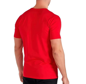 เสื้อยืดออกกำลังกายผู้ชาย ดีไซน์ใหม่ ผลิตในปากีสถาน โลโก้ด้านหน้า ผ้าฝ้าย 100% แห้งเร็ว ระบายอากาศได้ดี ลดราคาพิเศษ - Product Image 3