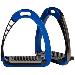 Estribos para Caballos ARMANDIOUS INDUSTRY |   Planchas de Montar Ligeras con Absorción de Impactos |   Aluminio Azul para Silla de Montar Inglesa Modelo T4 49 - Product Image 2