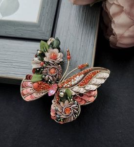 Premium MD HANDICRAFTS Floral Embroidery Beaded Brooch Handmade Gift for Her Handcrafted in Uttar Pradesh - Product Image 3