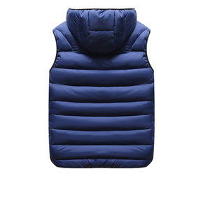 Chaleco Acolchado Personalizado para Hombre, con Logotipo Personalizado, Ropa Casual de Invierno para Hombre, con Bolsillos, Venta al Por Mayor OEM - Product Image 5