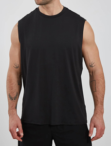 Summer Fitness Sports Tank <b>Top</b> Men's Breathable Loose <b>Mesh</b> Training Sleeveless T-shirt Quick Drying vest male Fitness Clothing - Product Image 4