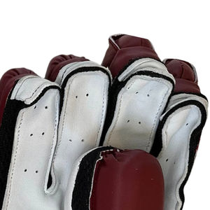 Gants de cricket en cuir synthétique de qualité supérieure pour droitiers et gauchers, protection intégrée contre les chocs, sangle Velcro réglable, adhérence accrue - Product Image 5