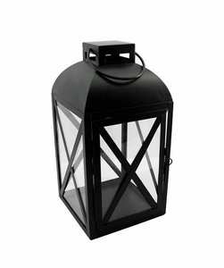 Lanterne rustique en bronze pour bougie chauffe-plat, porte-bougie en verre dépoli, lanterne décorative à suspendre pour table ou patio - Product Image 5