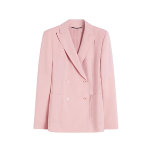 Ensemble Blazer Rose Personnalisé avec Logo pour Femme 2026 – Collection Automne, Style Bureau, Boutons, Revers, Décontracté, Respirant – Fabricant de Costumes de Sororité, Vente en Gros - Product Image 1
