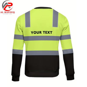Sudadera Personalizada al Por Mayor para Hombre, Sudadera Reflectante de Alta Visibilidad con Cuello Redondo, Sudadera de Forro Polar para Mujer, Invierno 2026 - Product Image 2