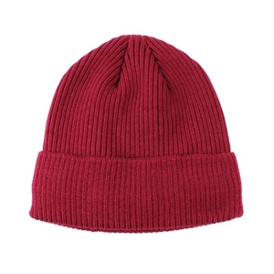 Gorro de Punto Unisex Negro, 100% Acrílico, Invierno, Casual, para Adultos, 58-60CM, Color Sólido, Diseño con Borde, para Exteriores, 2027 - Product Image 6