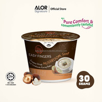 Soupe lyophilisée instantanée HALAL ALOR facile à préparer, tomate, pomme de terre, betterave, oignon, ail, 30g/bol, temps de préparation de 10 minutes, 12