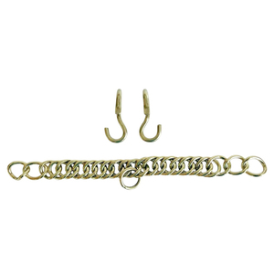 Chaîne de bridage pour cheval en acier inoxydable avec deux crochets et double maillon, durable, résistante à la rouille, de haute qualité, entièrement personnalisable - Product Image 1