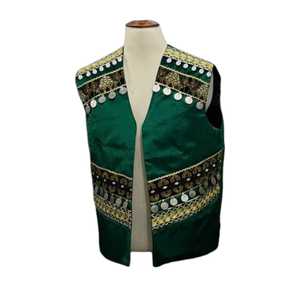 Chaleco Afgano de Algodón para Hombre, Elegante, Étnico, Diseño Personalizado, Fabricante al por Mayor, Chalecos y Chalecos Tradicionales para Hombre - Product Image 6