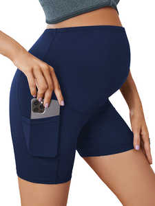 Shorts de Yoga de Cintura Alta para Mujer, Personalizados al por Mayor, Levanta Glúteos, Sin Costuras, Deportivos, Elásticos, con Cintura Elástica de Doble Cara - Product Image 6