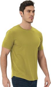 T-shirts décontractés à manches courtes pour hommes, grandes tailles, en tissu tricoté respirant, col rond, personnalisables, avec impression sur le devant - Product Image 2