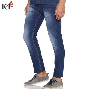 Pantalones de mezclilla personalizados ecológicos con efecto desgastado, corte recto, tiro medio, cierre de cremallera, informales, de poliéster/algodón, para hombre, de Guangdong, modelo Monkey - Product Image 3