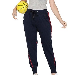 Pantalones Deportivos Casuales Transpirables de Cintura Alta Elástica y Pierna Ancha con Panel Blanco para Gimnasio, Yoga, Mujer - Product Image 6