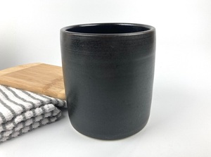 Vintage Style Ceramic <b>Utensil</b> <b>Holder</b> Floral Print Finish Smooth Durable Heat Resistant Elegant <b>Kitchen</b> Counter Storage Organizer - Product Image 5