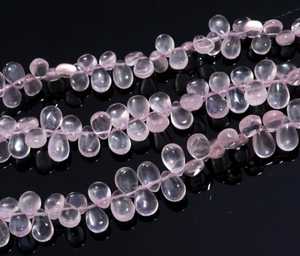 Cuentas Pulidas de Cuarzo Rosa Natural en Forma de Pera, Gema Rosa para Fabricación de Joyas, Proveedor Mayorista, Venta al por Mayor, Comercio Internacional B2B - Product Image 1