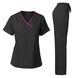 High Quality Women's Hospital Uniform Scrub <b>Set</b> for <b>Doctors</b> Breathable Quick Dry Plus Size Scrub Suit with Oem Service - Product Image 6