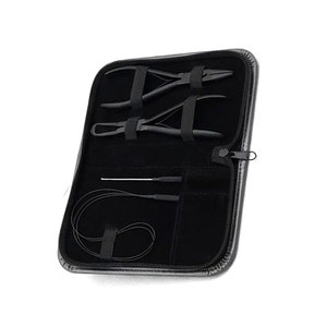 Kit de Herramientas para Instalación de Extensiones de Cabello con Anillos Micro de Acero Inoxidable, Alicates para Cabello Natural, Herramientas Profesionales para Salón de Belleza - Product Image 4