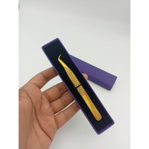 Pinzas Profesionales para Pestañas de Acero Inoxidable de Primera Calidad para Salón de Belleza - Product Image 1