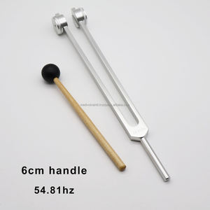 Paire de diapasons à résonance Schumann 54,81 Hz 62,64 Hz en aluminium lesté CE ISO OEM ODM Designs personnalisés Prix de gros - Product Image 6