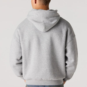 High Quality Custom Brand Low MOQ Heavyweight Pullover Hoodie 500GSM 100% Cotton Breathable Winter Printed No <b>String</b> Embroidery - Product Image 6