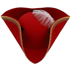 Chapeau Tricorne Personnalisé pour Adultes - Tissu Léger en Coton et Lin Écologique, Couronne Ajustable, Idéal pour Fêtes et Activités en Extérieur - Product Image 1