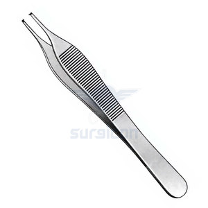 Micro-Adson Forceps <b>12</b> cm / 4-3/4 Inch With Platform Stainless Steel Microsurgical Forceps Medical Instrument for Precise Tissue - Product Image 6