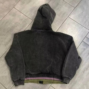 Sudadera con Capucha Lear To Lear de Moda, Personalizada, con Efecto Desgastado, Calidad Premium, Tejido Grueso, 100% Algodón, Estilo Casual Urbano, Unisex - Product Image 5