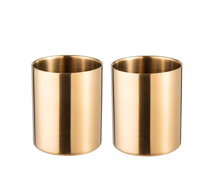 Mirror Polished Brass Pencil Holder <b>Gold</b> Pencil Cup Holder Desk Organizer <b>Pen</b> Holder Hexagonal <b>Pen</b> Container - Product Image 6