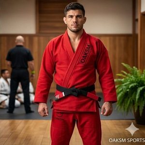 Kimono de Jiu Jitsu Brasileño (BJJ) Resistente, Tejido Pearl Weave, Pantalones Ripstop, Parches Bordados, Todos los Colores, Negro y Blanco - Product Image 2