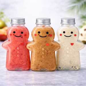 Frasco de PET de 500 ml con Tapa de Aluminio, Botellas de Plástico para Envasar Bocadillos, Dulces y Frutos Secos, Tapa de Rosca Sellante, Exportación a Asia - Product Image 2