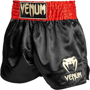 Shorts MMA en gros, shorts de grappling personnalisés par sublimation, shorts de Muay Thai, fabricant de vêtements de sport, couleurs rouge/blanc/noir - Product Image 1