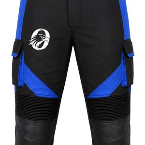 Blue Black Motorbike <b>Set</b> for Men Motorcycle Jacket and Riding Pants Protective Suit Durable Touring Gear Adventure Sports App - Product Image 5