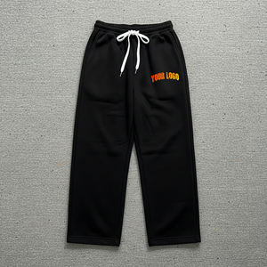 Quick Dry Winter Casual Men's <b>Jogger</b> Pants Custom Washed Streetwear Baggy Fit Color Sweatpants - Product Image 1