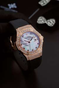 Montre Alexander Ferros 2251FR-19 à quartz, mouvement Ronda, verre saphir, bracelet en caoutchouc, résistance à l'eau 50m, acier inoxydable, tendance - Product Image 3