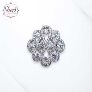 [เชอรี จิวเวลส์] แหวนเพชรทรงดอกไม้ธรรมชาติ 2.01 กะรัต ดีไซน์หรูหรา ทองคำขาว 18K แท้ โดดเด่นสะดุดตา เหมาะสำหรับงานปาร์ตี้ - Product Image 1