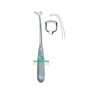 Cureta Adenoidal Manual de Curva Inversa # Instrumentos Quirúrgicos DAVICON de Acero Inoxidable, 4 Piezas, 19 mm de Longitud Total, 21.6 cm - Product Image 5
