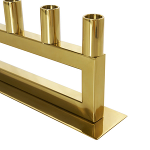 Modern Brass <b>Candle</b> Stand With Seven White <b>Candles</b> For Home Decoration At <b>Cheap</b> Price - Product Image 5